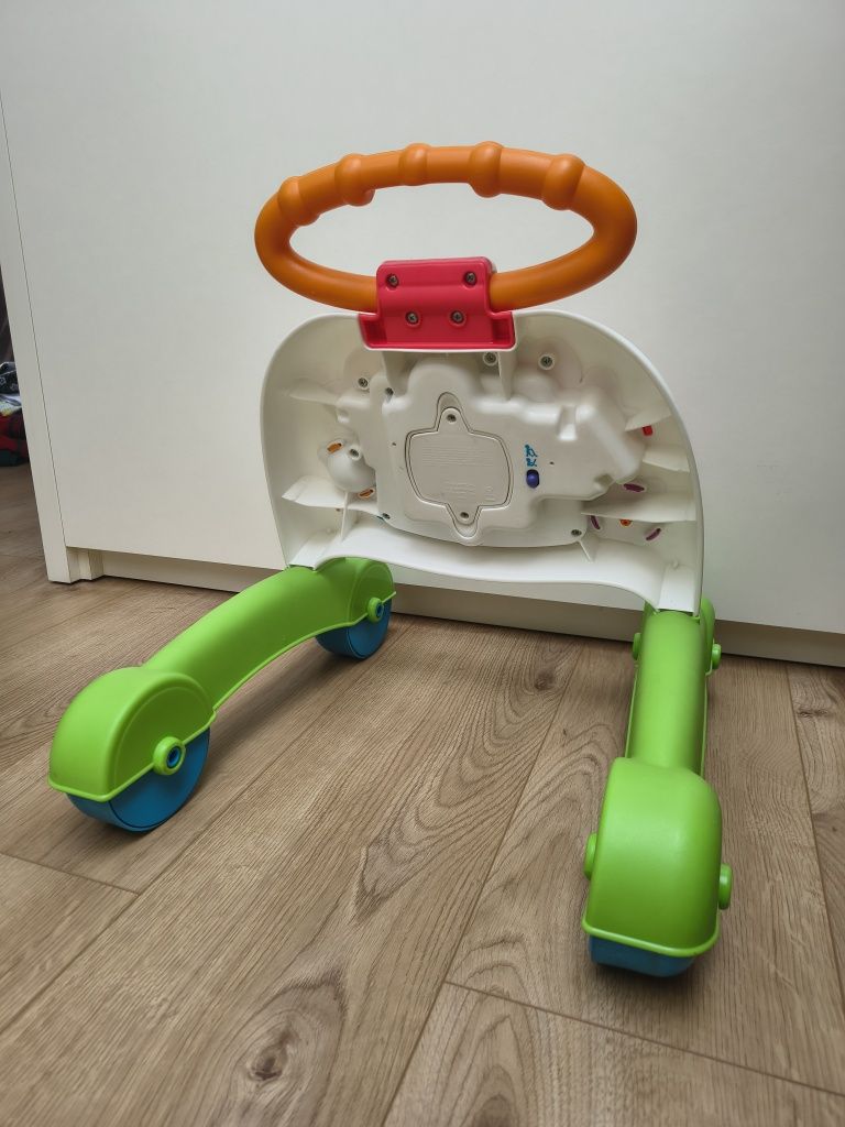 Fisher-Price Muzyczny Chodzik 2w1 P2744 pchacz tablica manipulacyjna