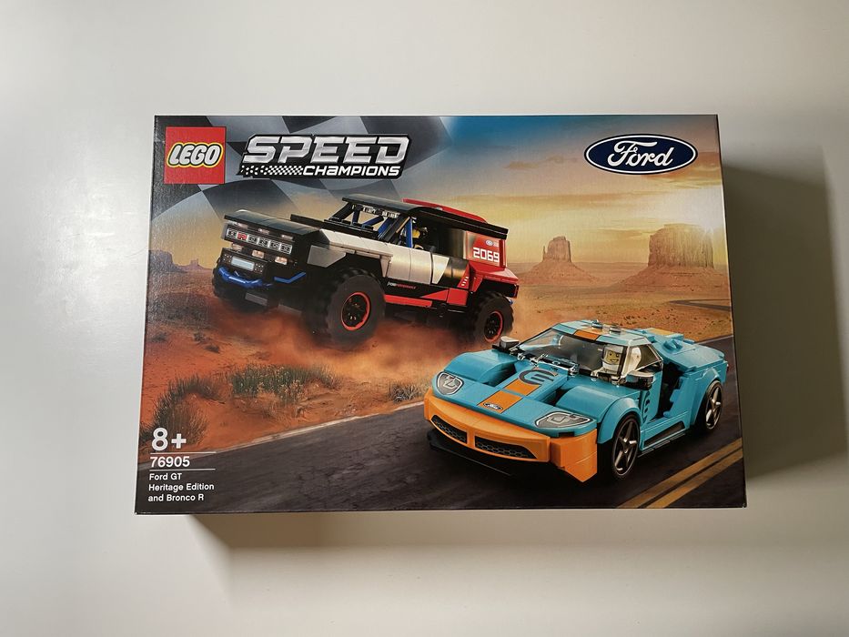 LEGO 76905 Speed Champions Ford GT Heritage Edition i Bronco R NOWE