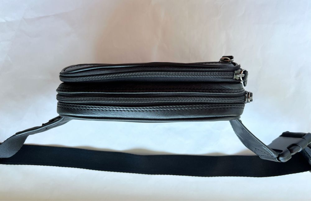 Кожаная сумка на пояс бананка Francinel Paris