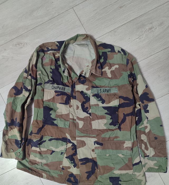 U.S.A. бойовий кітель у лісовому камуфляжі Woodland (Rip stop) Розмір