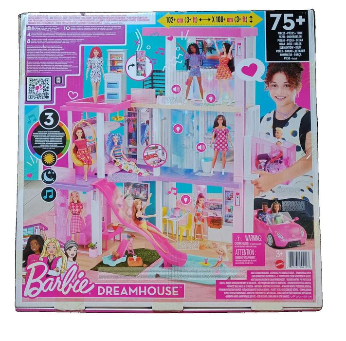NOWY Wielki domek BARBIE REAMHOUSE DELUXE willa z windą basenem GRG93