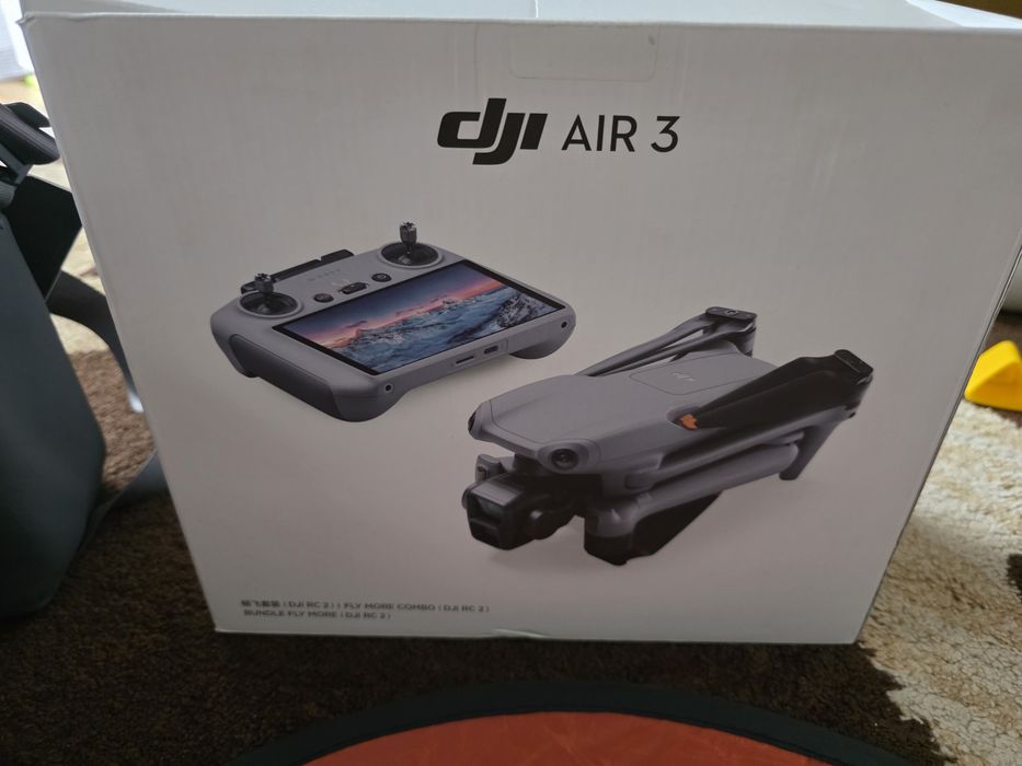 DJI AIR 3 fly more combo 3 baterie, szkla, mata  zapasowe smigla