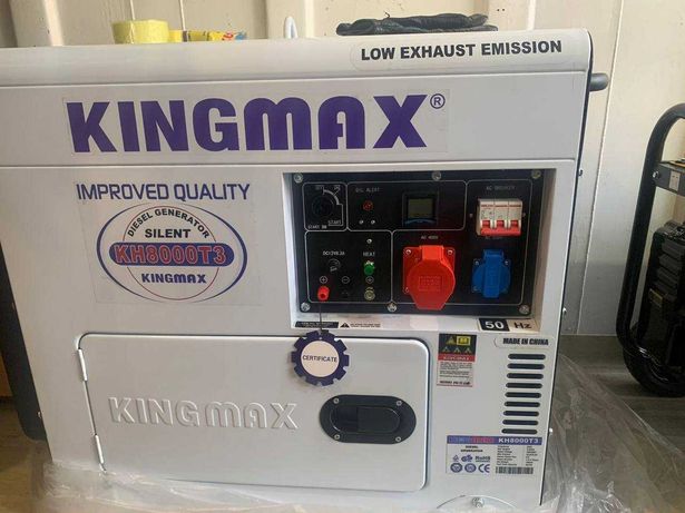 Дизельный генератор KINGMAX KH8000T3, 7кВт  Электростартер