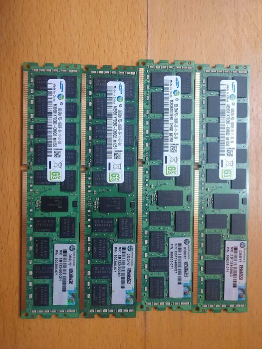 Оперативна пам'ять 32 GB DDR3 10600r reg серверна 4х8 ОЗУ RAM x79 x99