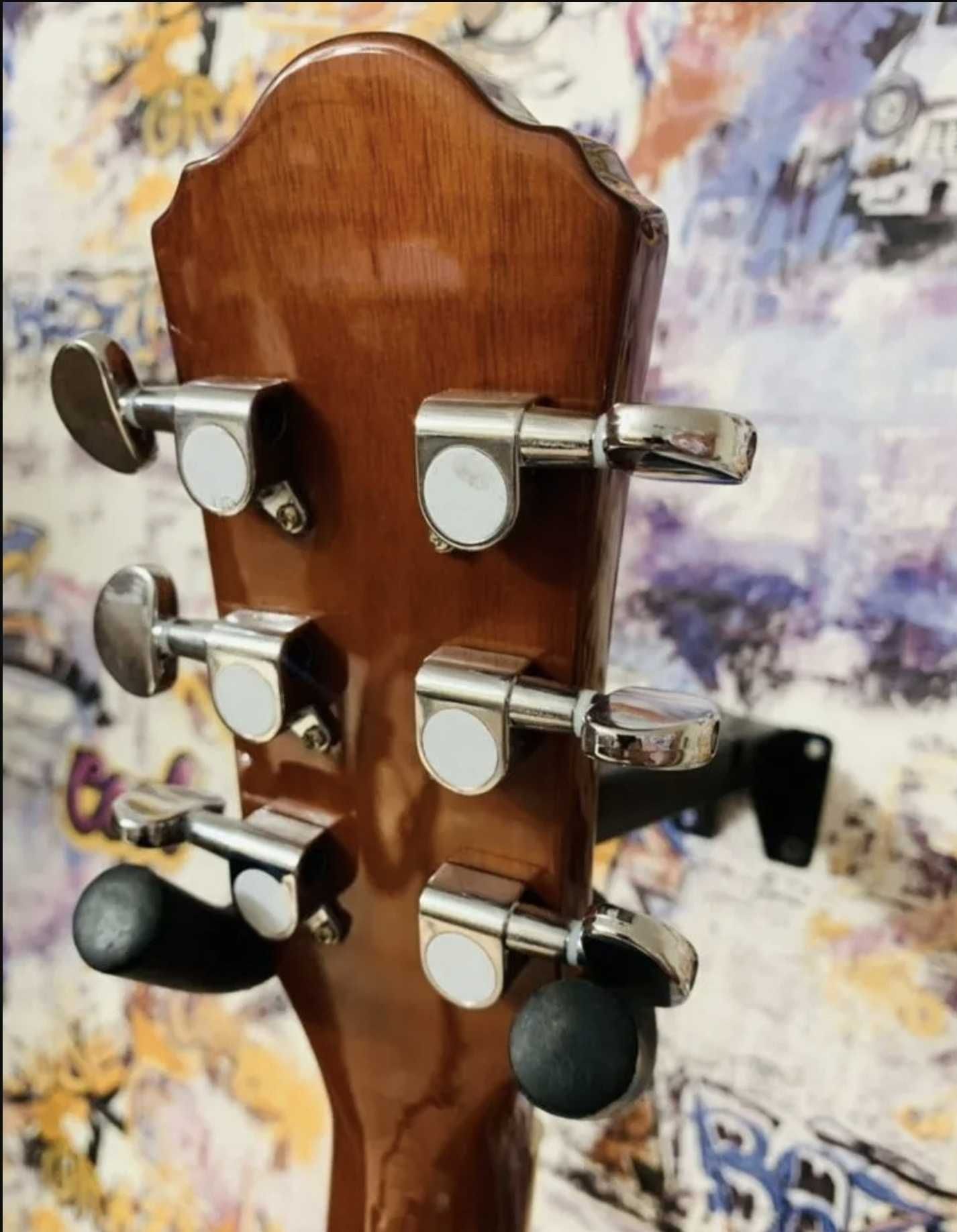 Акустическая гитара 4/4 с усиленным тонким грифом корпус 40 дюйм