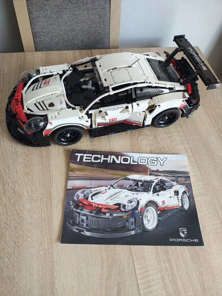 Klocki Porshe 911 rsr jak LEGO technic 42096