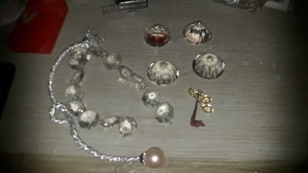 10 argolas com diamantes para guardanapos antigo