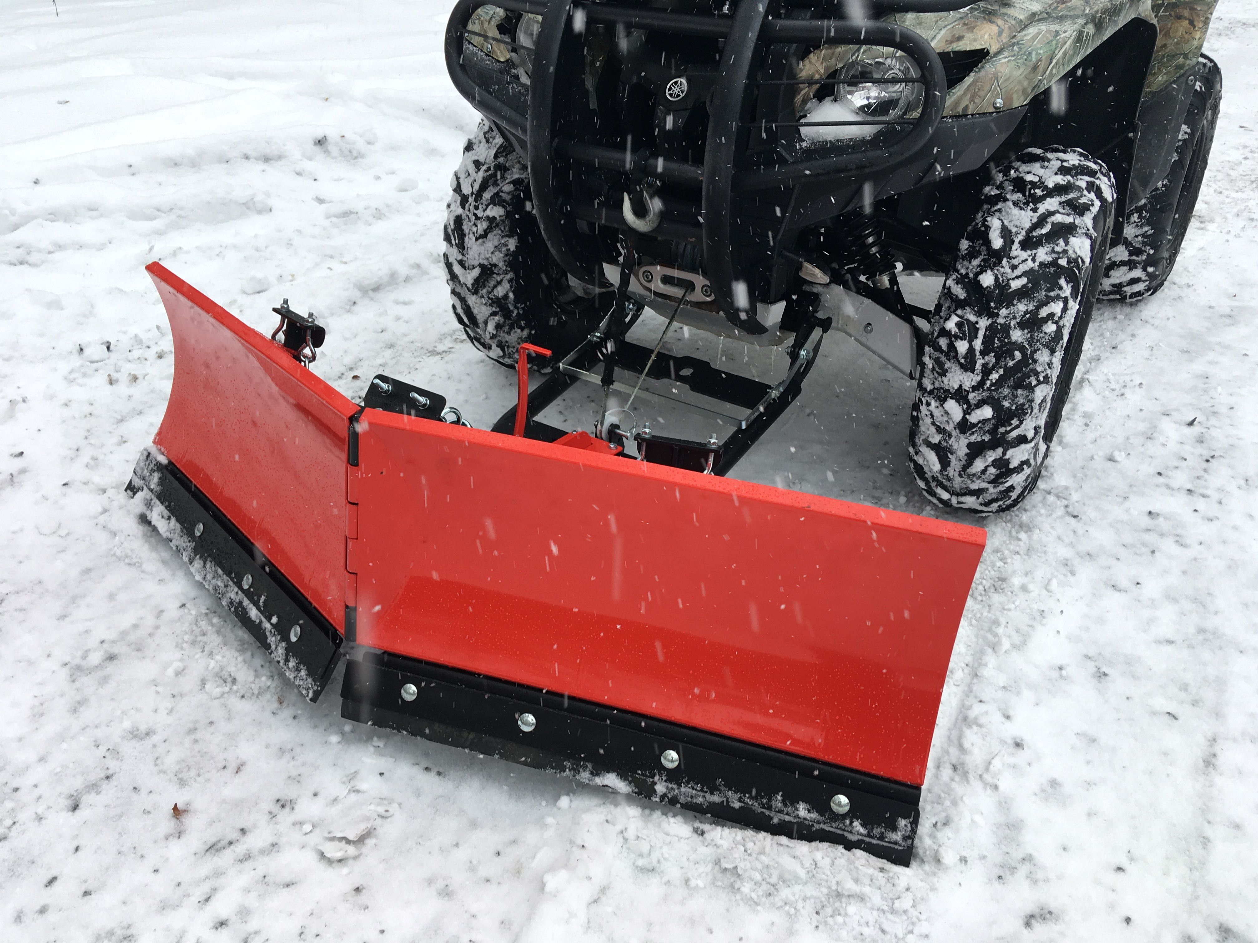 Pług śnieżny do quada typ V przedni montaż Yamaha Can Am Polaris CF