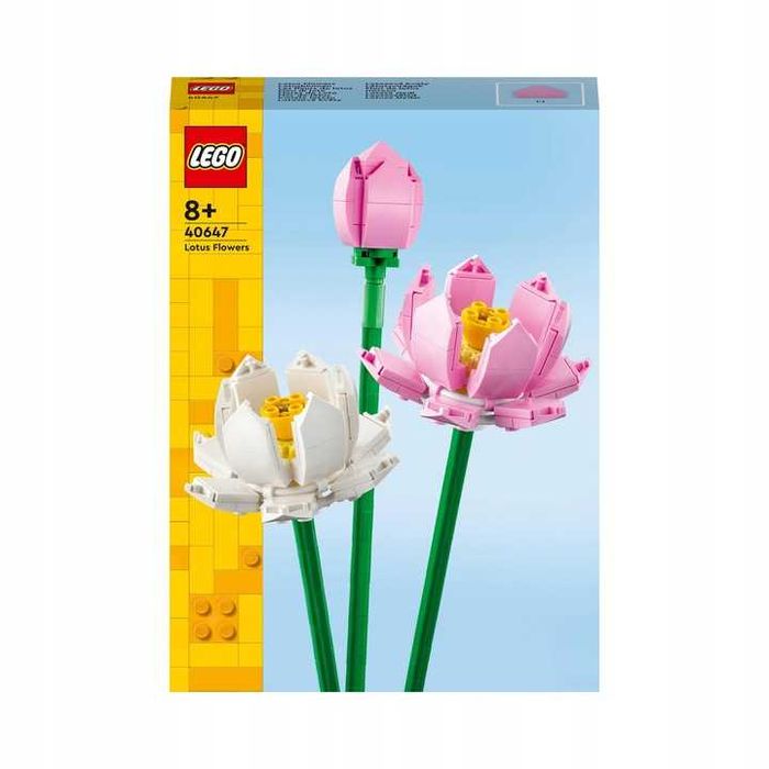 Zestaw klocków LEGO ICONS 40647 Kwiaty lotosu na prezent Wielkanoc