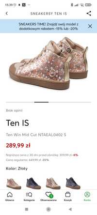 Sneakersy Ten IS rozmiar 31