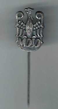 Odznaka wpinka MOSO - PRL lata 60-te