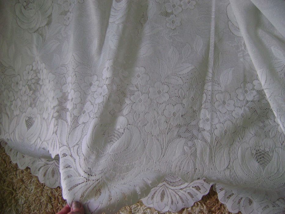 тюль белый капрон гардина выс. 2,9 м шир. 4,3 м