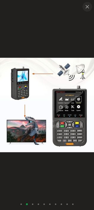 GTMEDIA V8 Finder 2 - Вимірювач сигналу супутникової антени DVB-S/S2/S