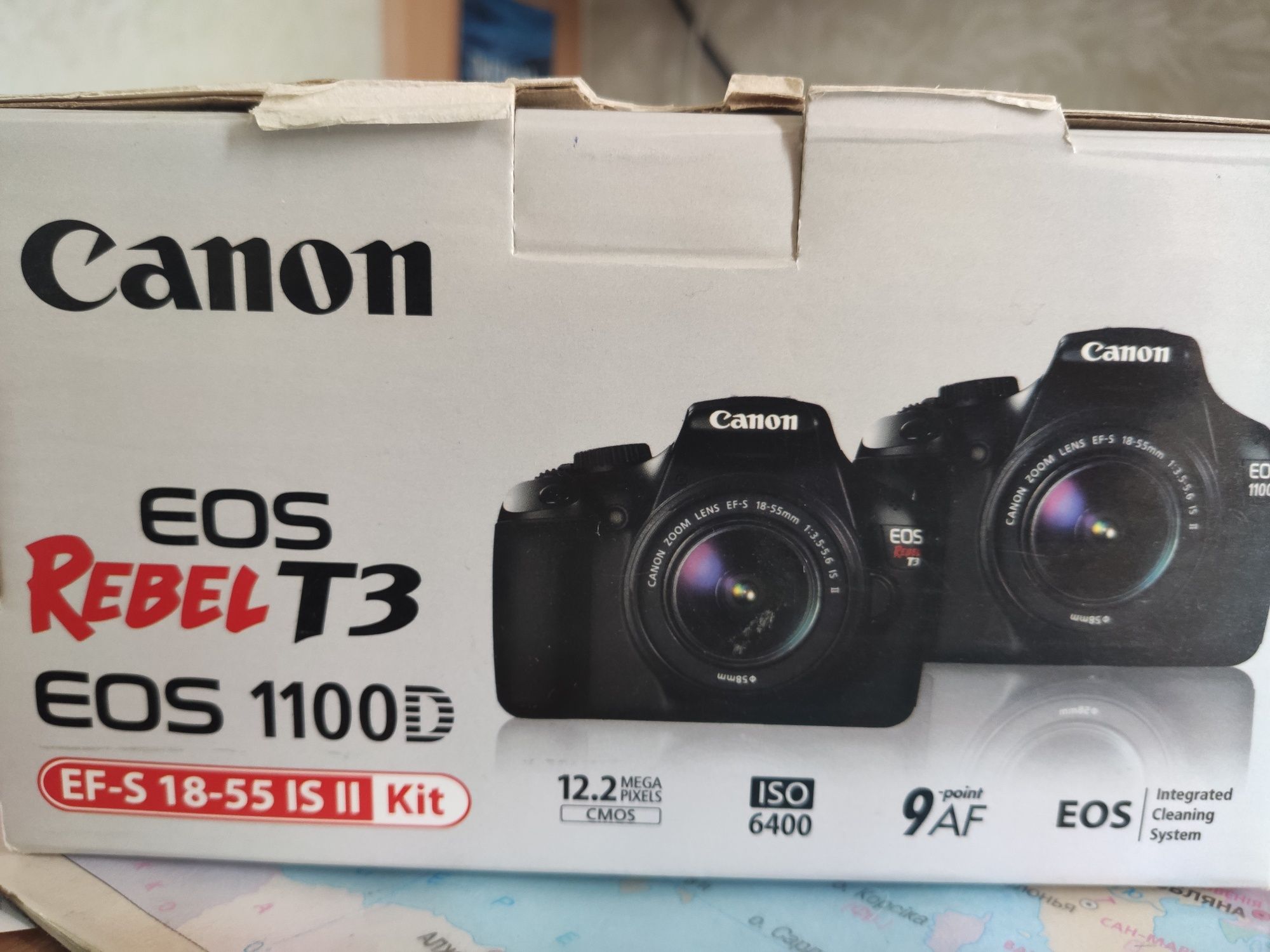 Фотоапарат Canon EOS 1100D EF-S 18-55 IS II Kit