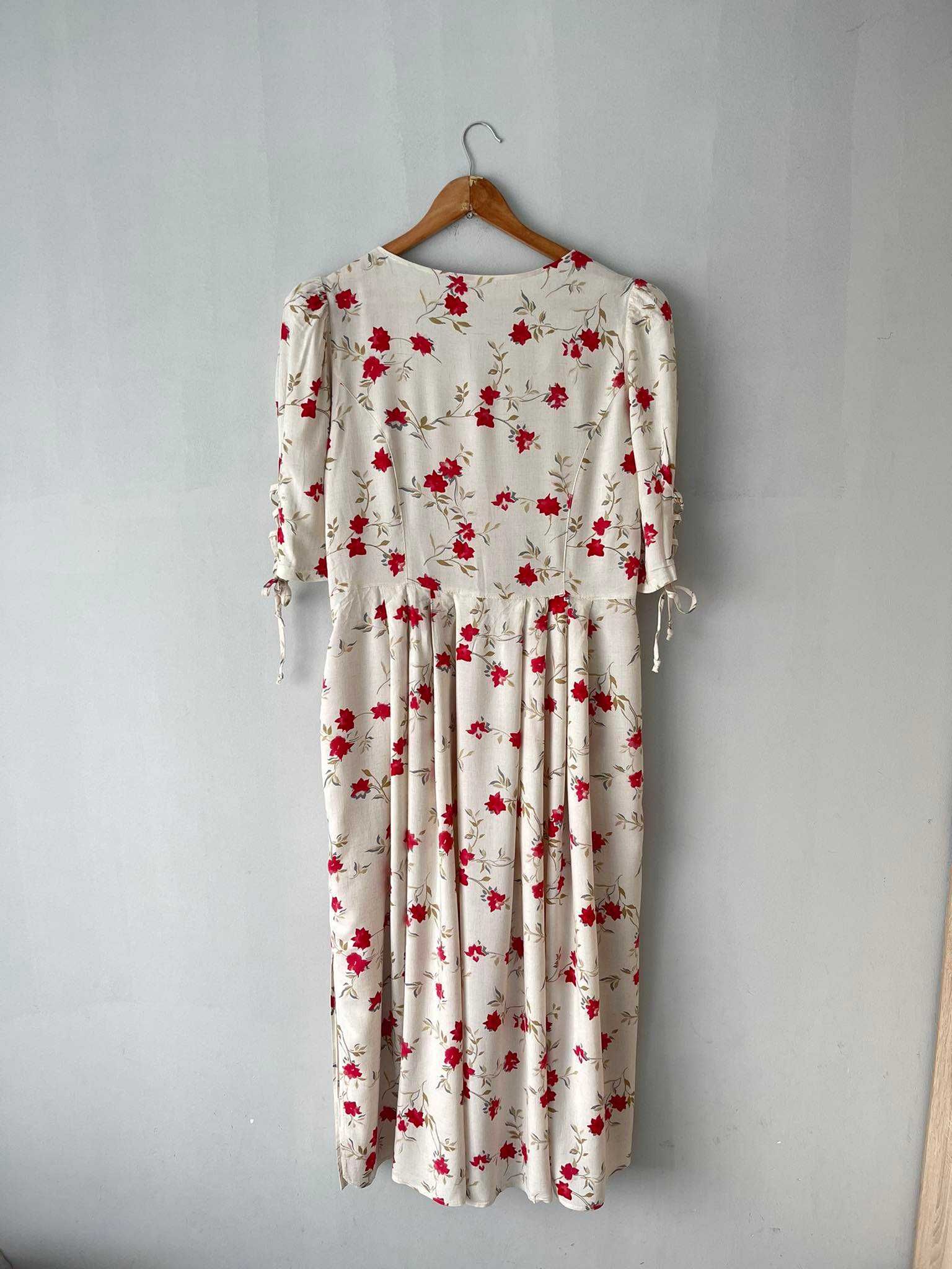 Sukienka maxi vintage 90s