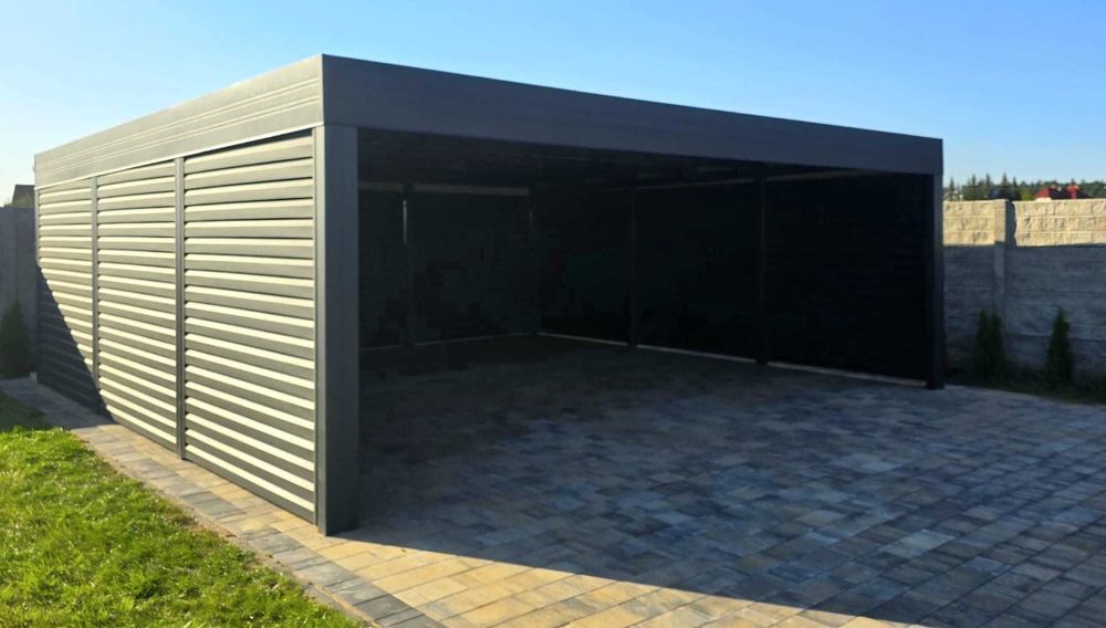 Carport 6x6 - wiata samochodowa garażowa dwustanowiskowa pod wymiar