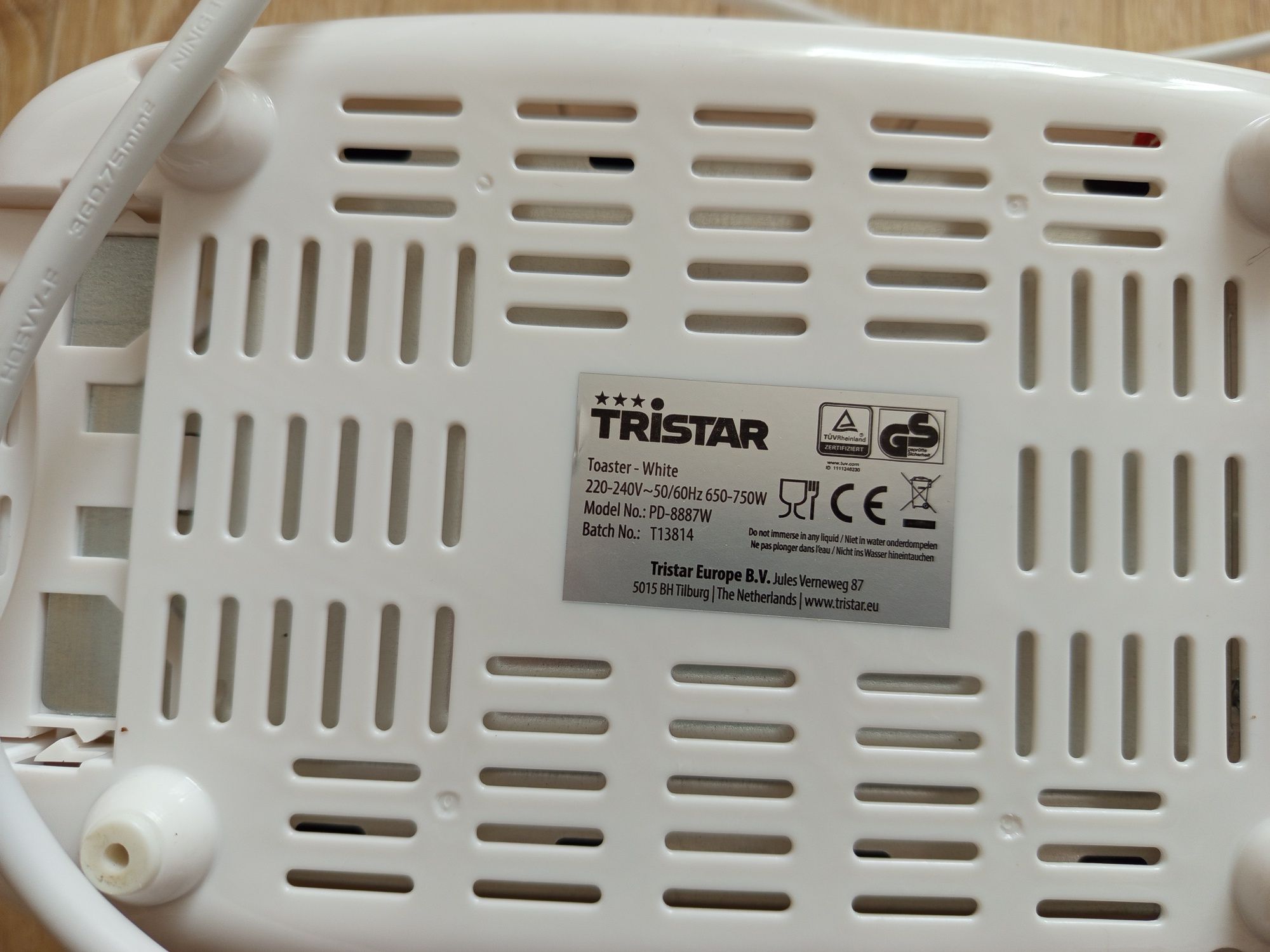 Toster Tristar biały