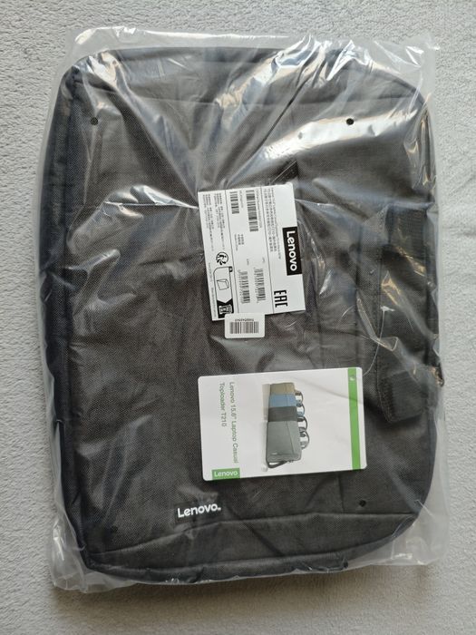 Nowa torba Lenovo t210 15,6 - elegancka, czarna