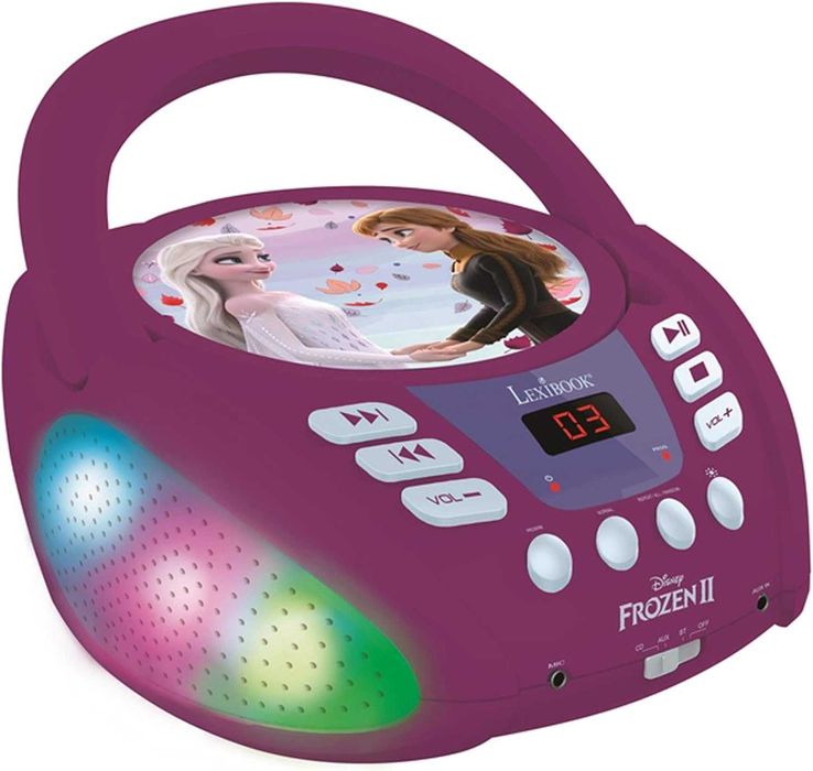Frozen Kraina Lodu boombox Bluetooth/CD LED Lexibook RCD109FZ
