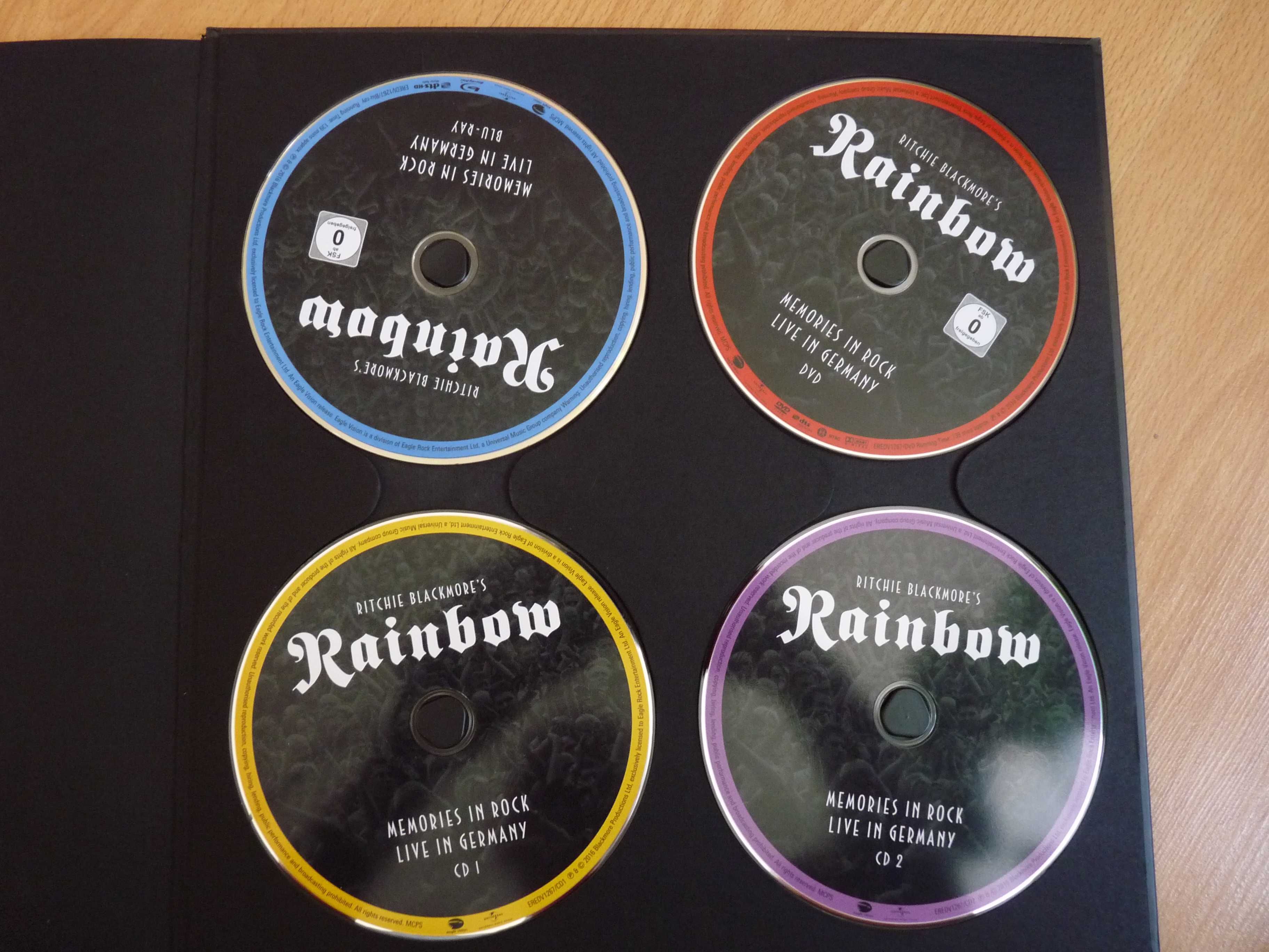 Rainbow  Blakmores  Live In Germany DVD 2CD+BLU-RAY   STAN SUPER ALBUM