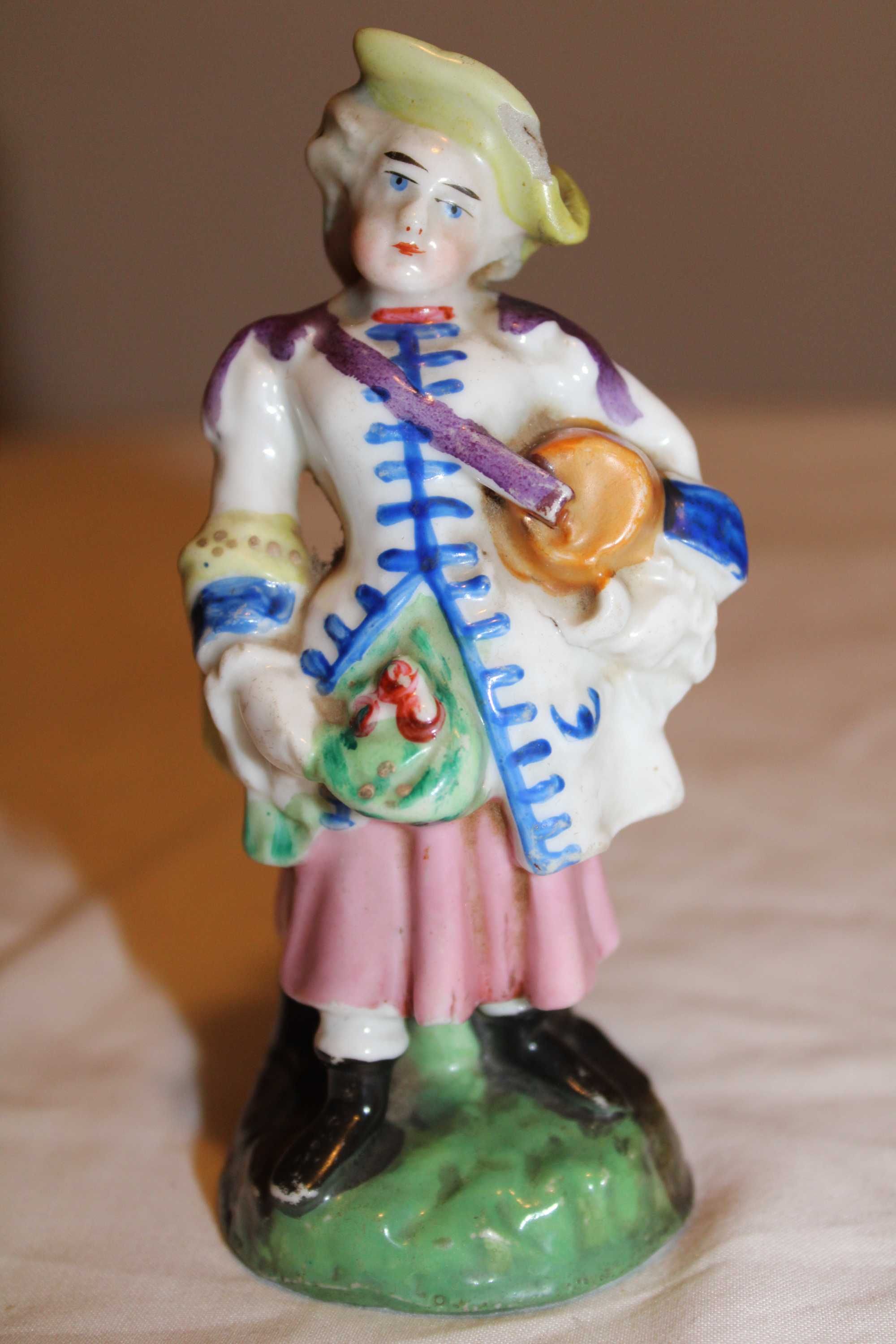 Paliteiro porcelana Alemão marca Meissen , inicio sec.XlX