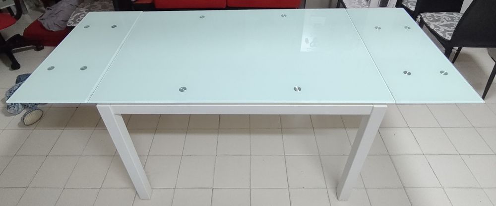 Mesa extensível tampo Vidro