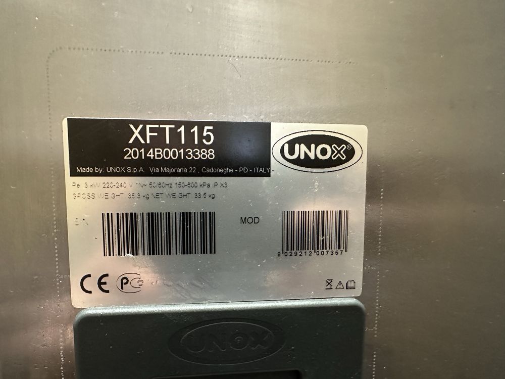 Piec konwekcyjno parowy Unox XFT115 B Stefania + podstawa