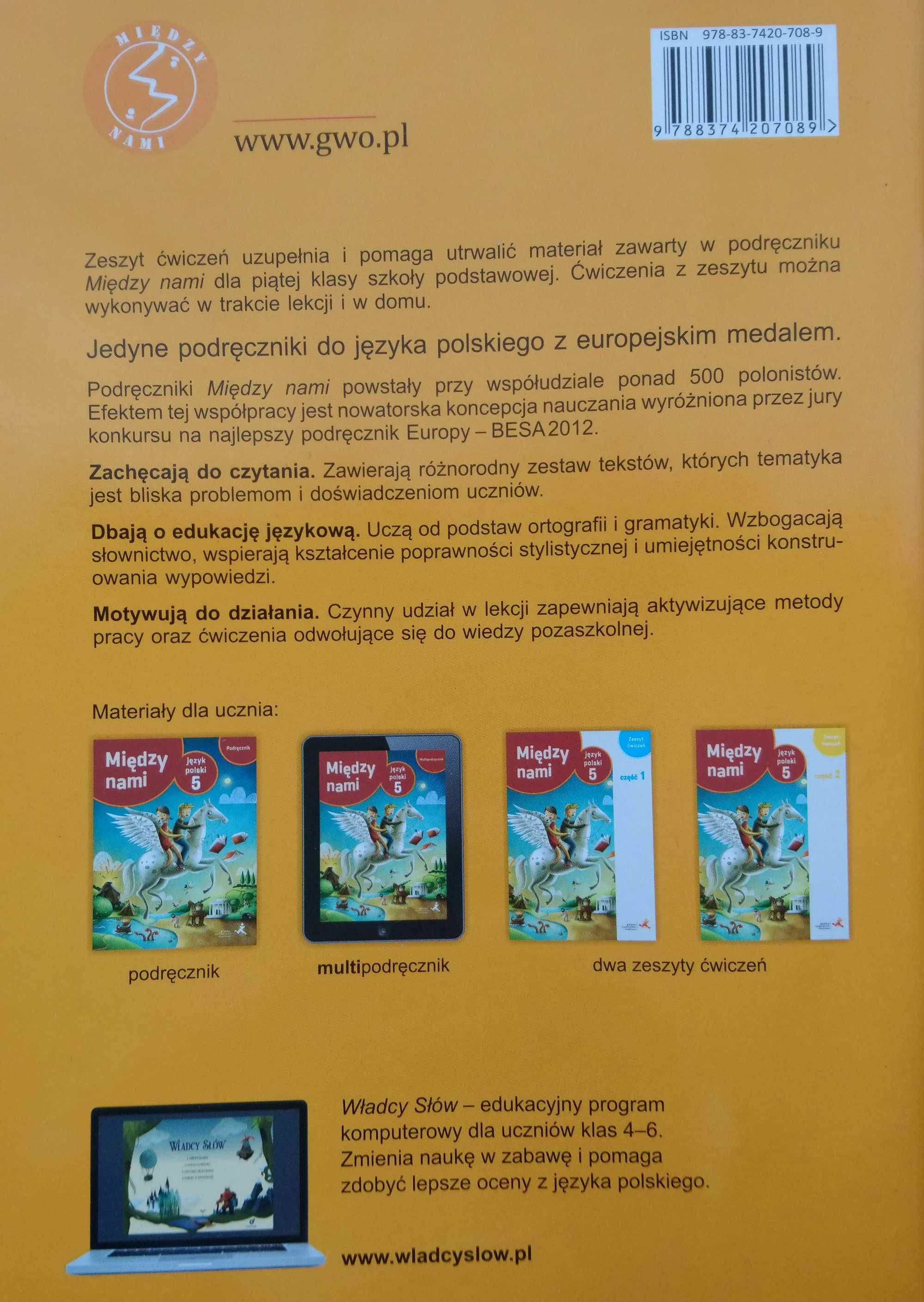 Zeszyt ćwiczeń z j. polskiego, klasa 5, cz. 2, Między nami