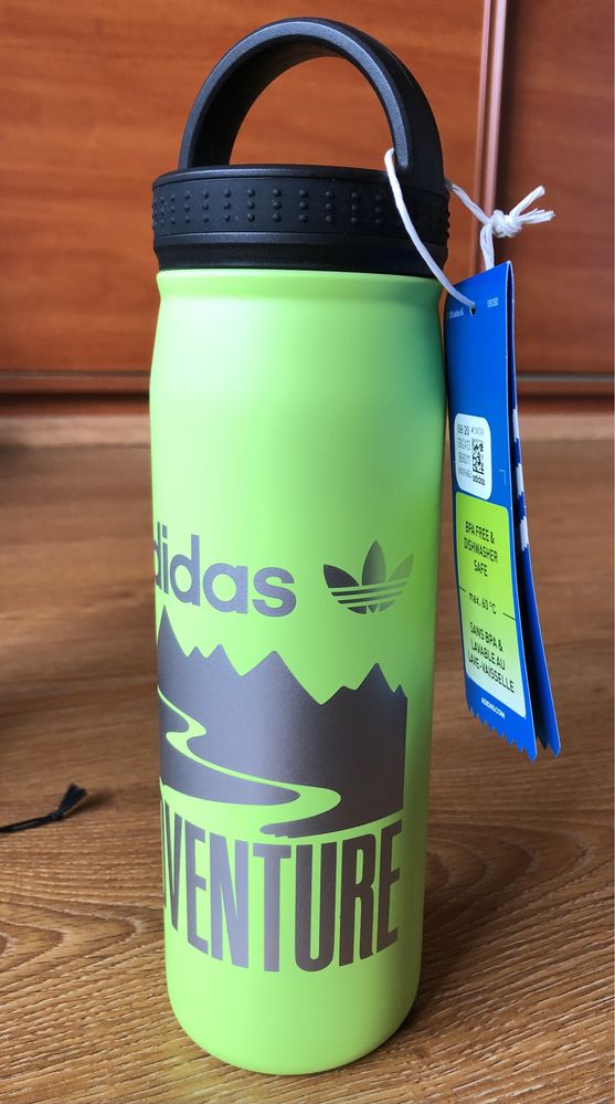 Termos bidon Adidas Originals 800ml metal pistacjowy VITKAC