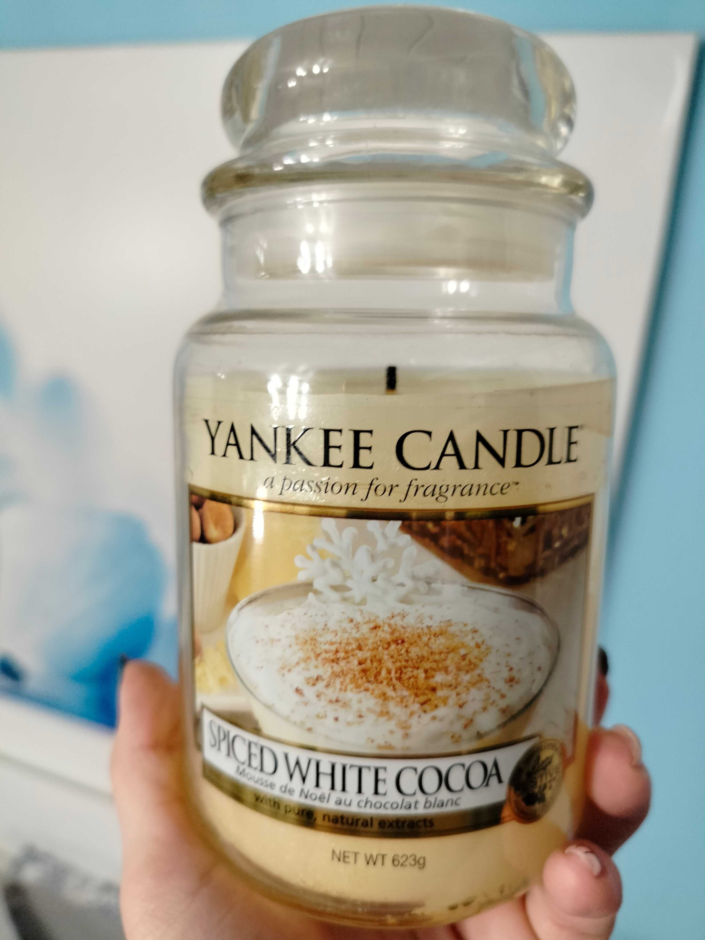 Świeca świeczka Yankee Candle Spiced White Cocoa 623g unikat