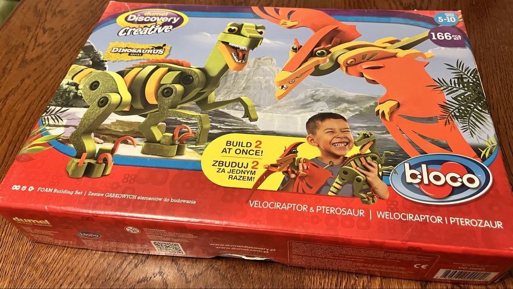 Dumel Discovery Creatives Bloco Dinozaury Piankowe Sensoryczne