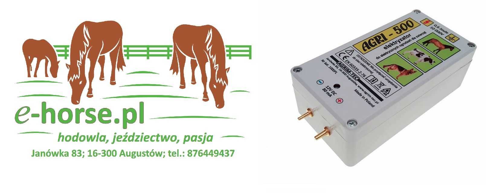 Elektryzator dla koni uniwersalny AGRI-500