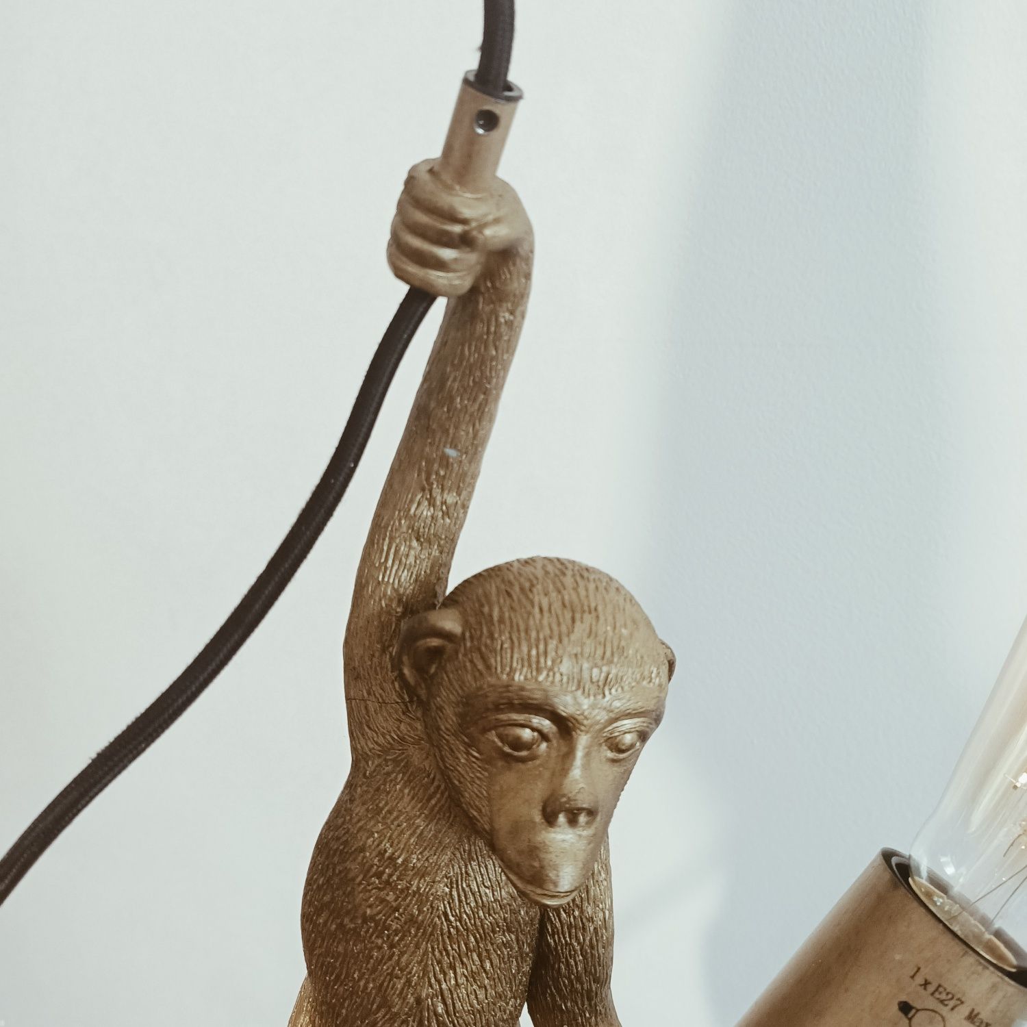 Żyrandol oświetlenie Małpa Led vintage