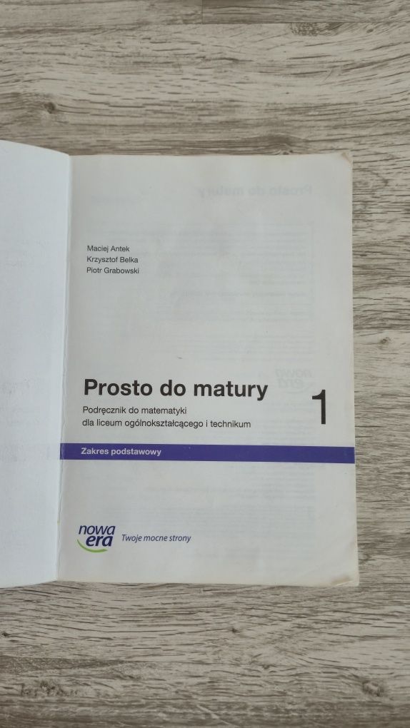 Prosto do matury 1 (zakres podstawowy)