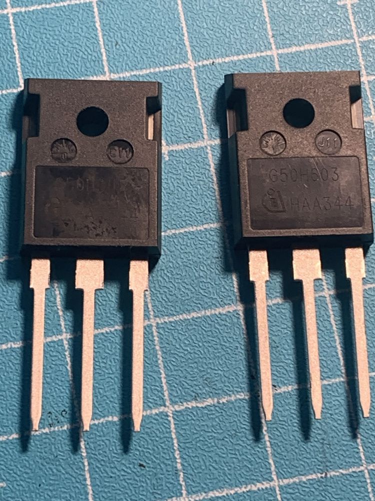 Par de transistors IGBT IGW50N60H3