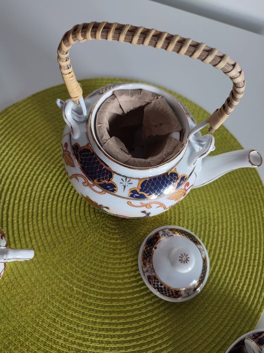 Zestaw herbaciany ze wzorami chińskimi