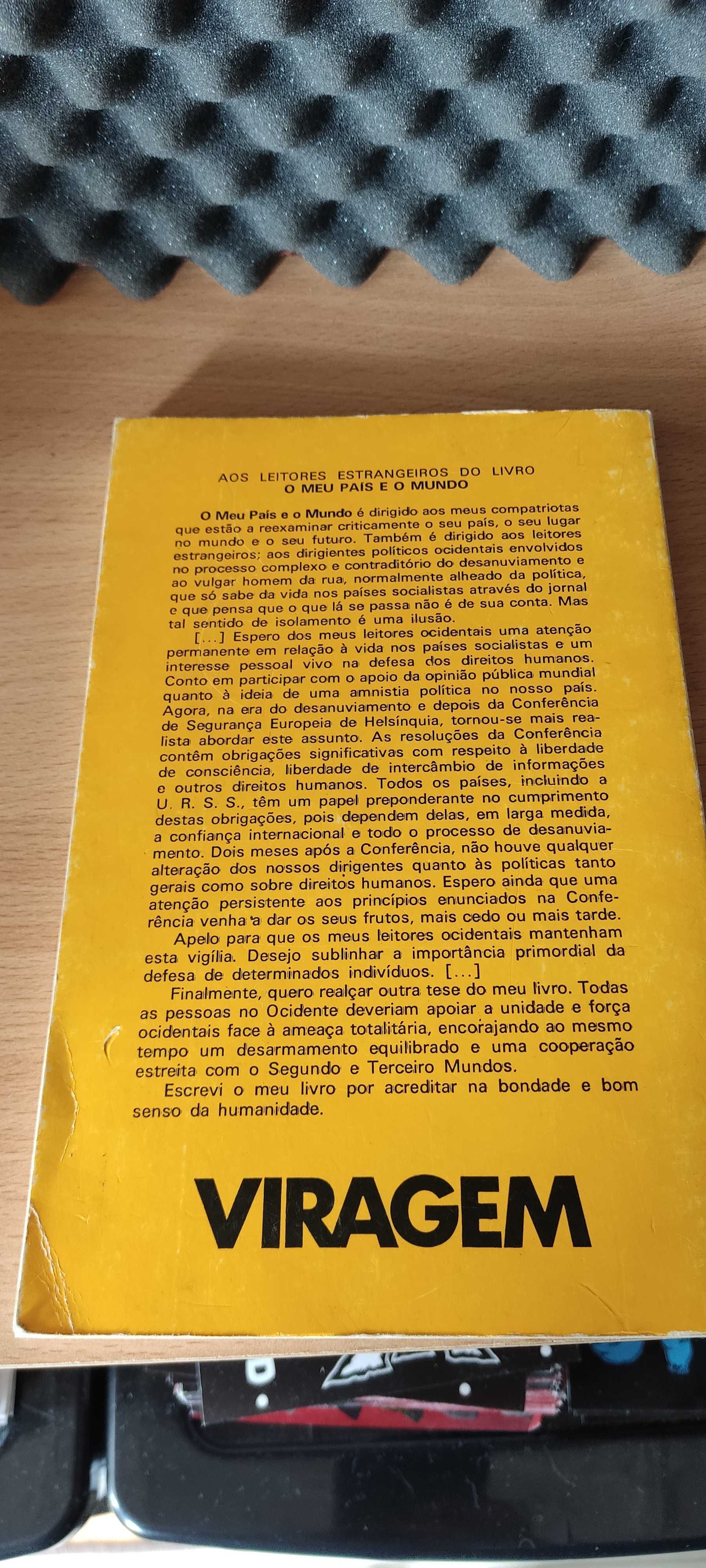 Livro "O Meu País e o Mundo" (Andrei D. Sakharov)