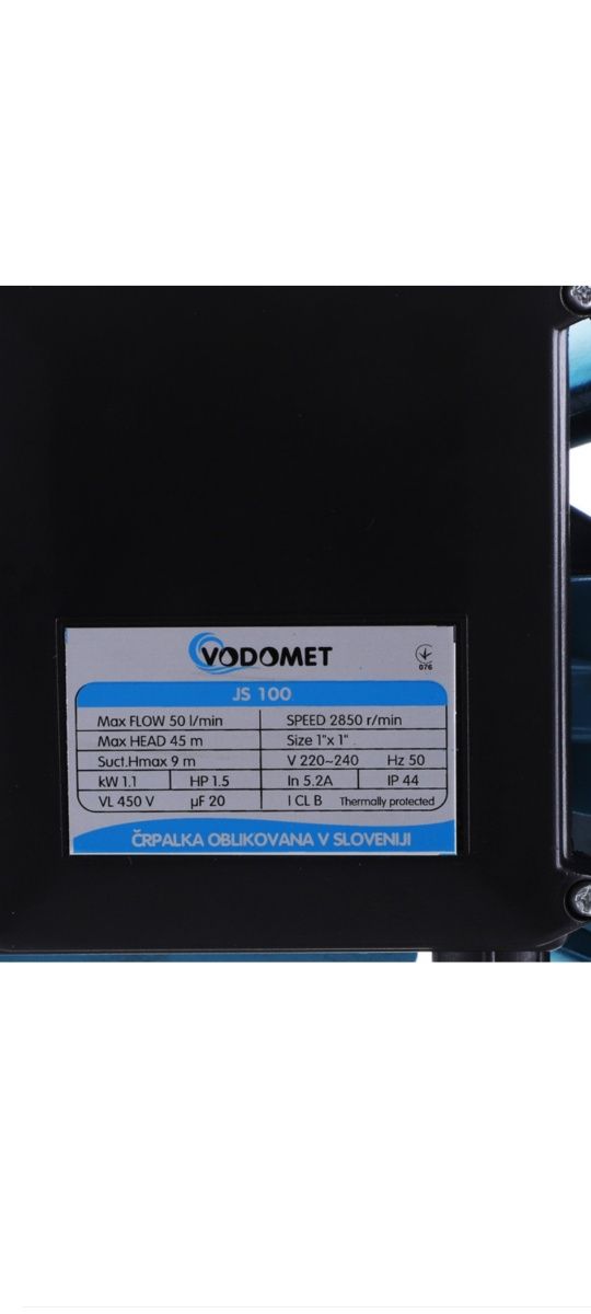 Vodomet JS 100. Насос поверхностный центробежный
