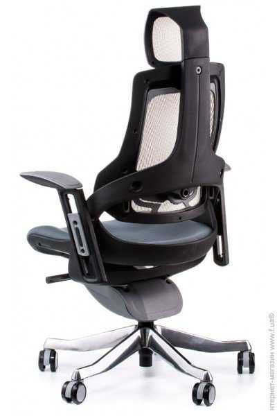 Крісло стілець Special4you WAU Slategrey Fabric/Snowy E0796