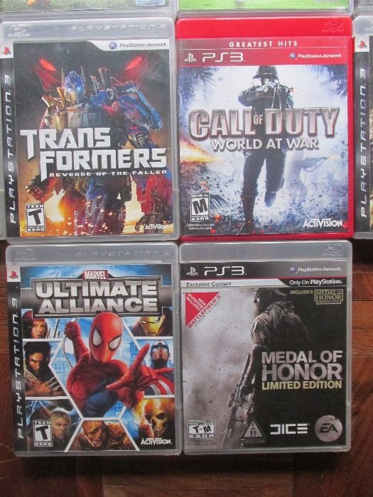 Lote de 4 jogos PS3