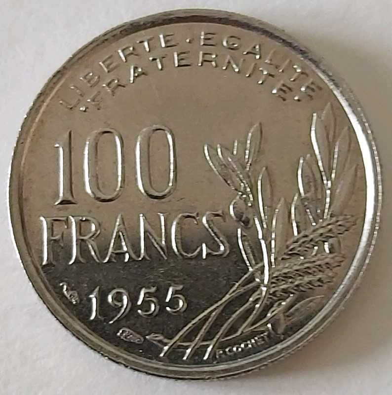 100 Francos de 1955, de França