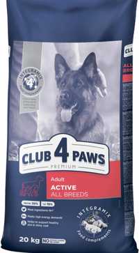 Клуб 4 лапи корм для активних собак 20 кг