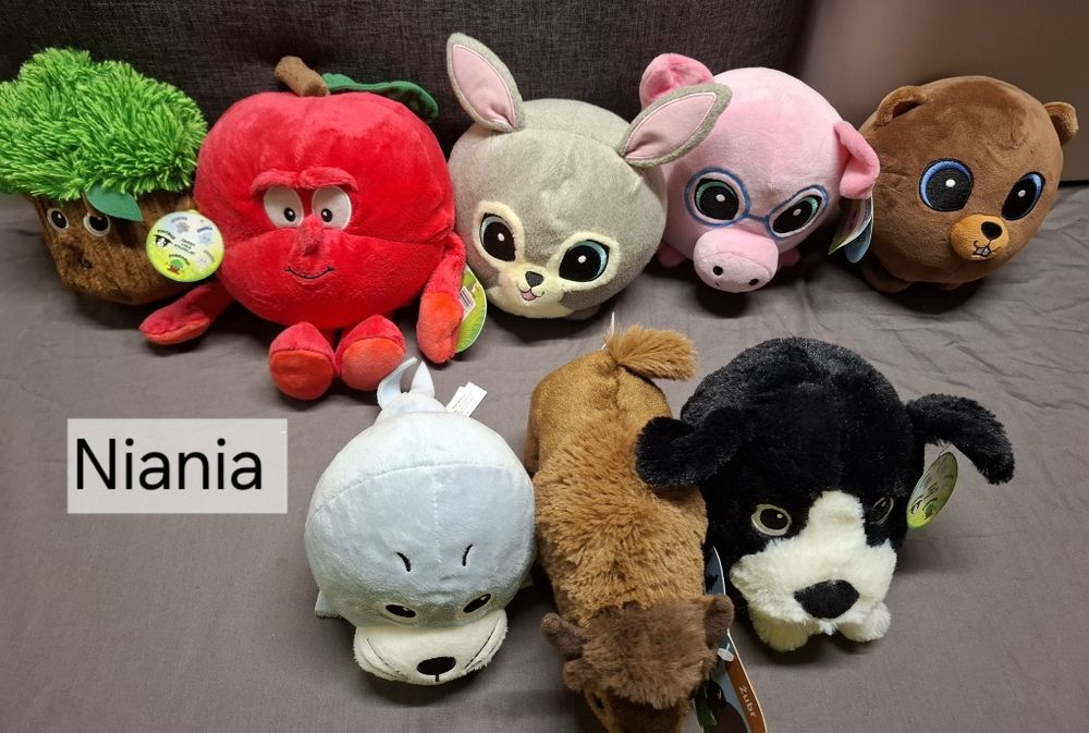 Pluszak Smok Świnka Piesek Jabłko Kaczor Donald