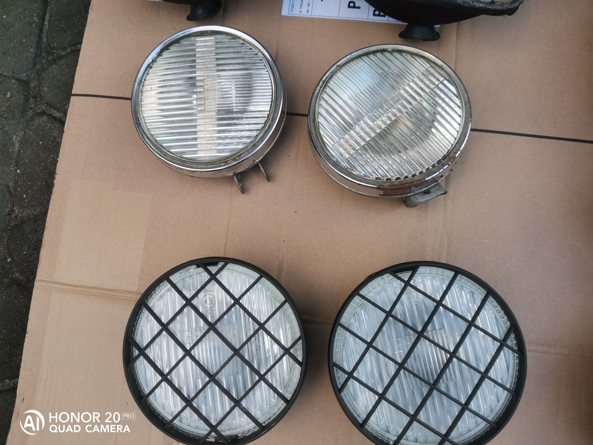 Lampy Reflektory Fso Warszawa Żuk Nysa Fiat 126 Zelmot  orginalne halo
