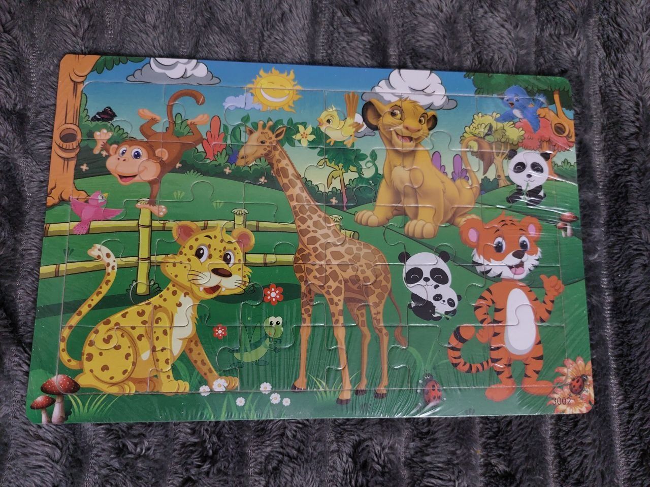 Puzzle drewniane 30 sztuk