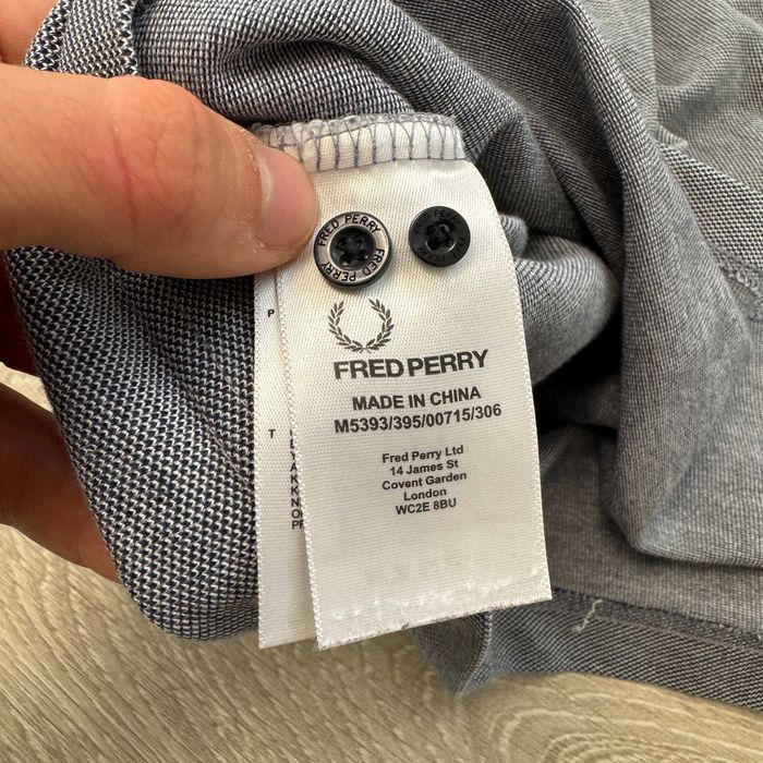 Cтильна Футболка Поло Фред Перрі Fred Perry Pocket, Розмір М