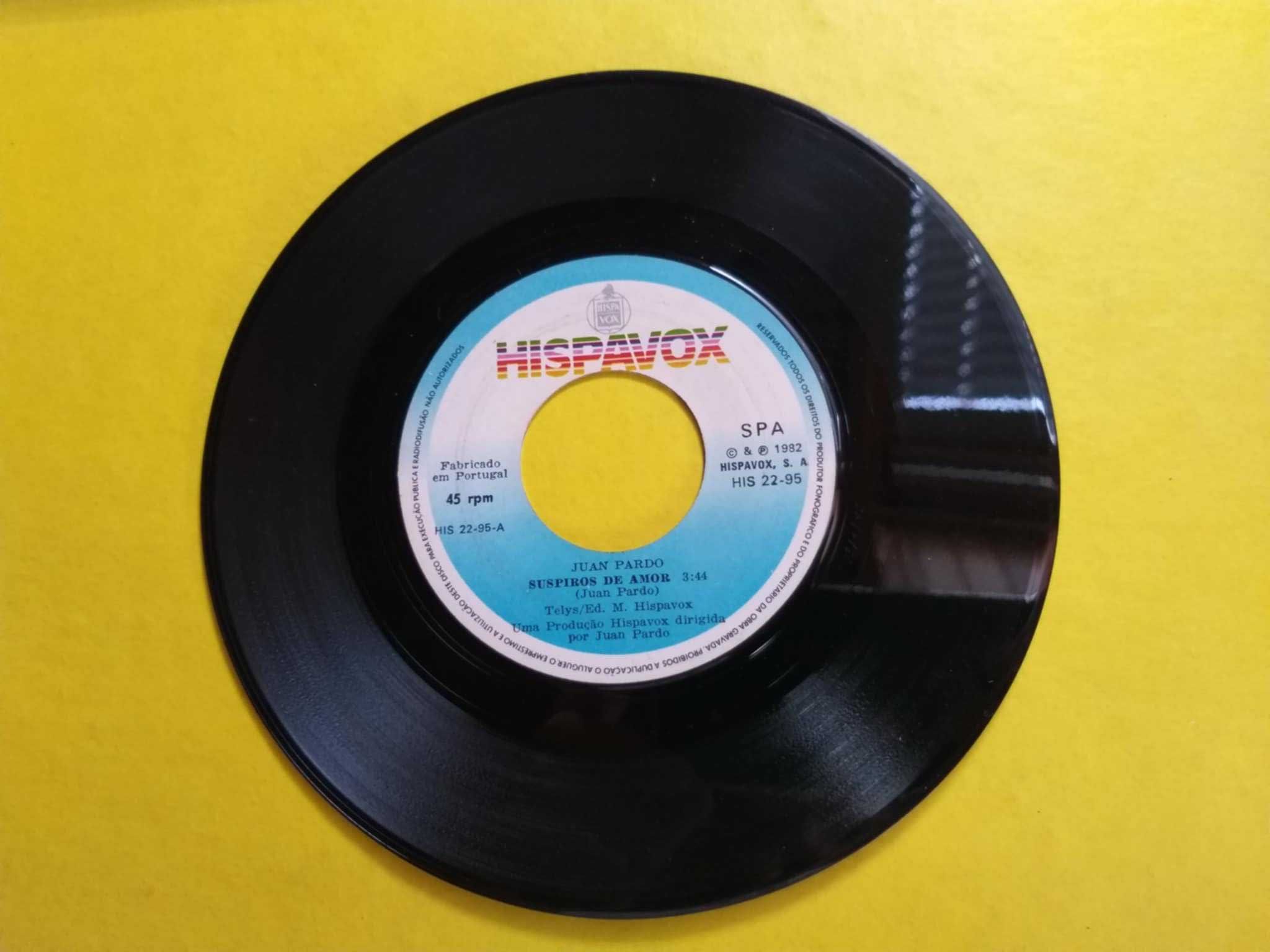 Single Vinil Juan Pardo- Suspiros de amor