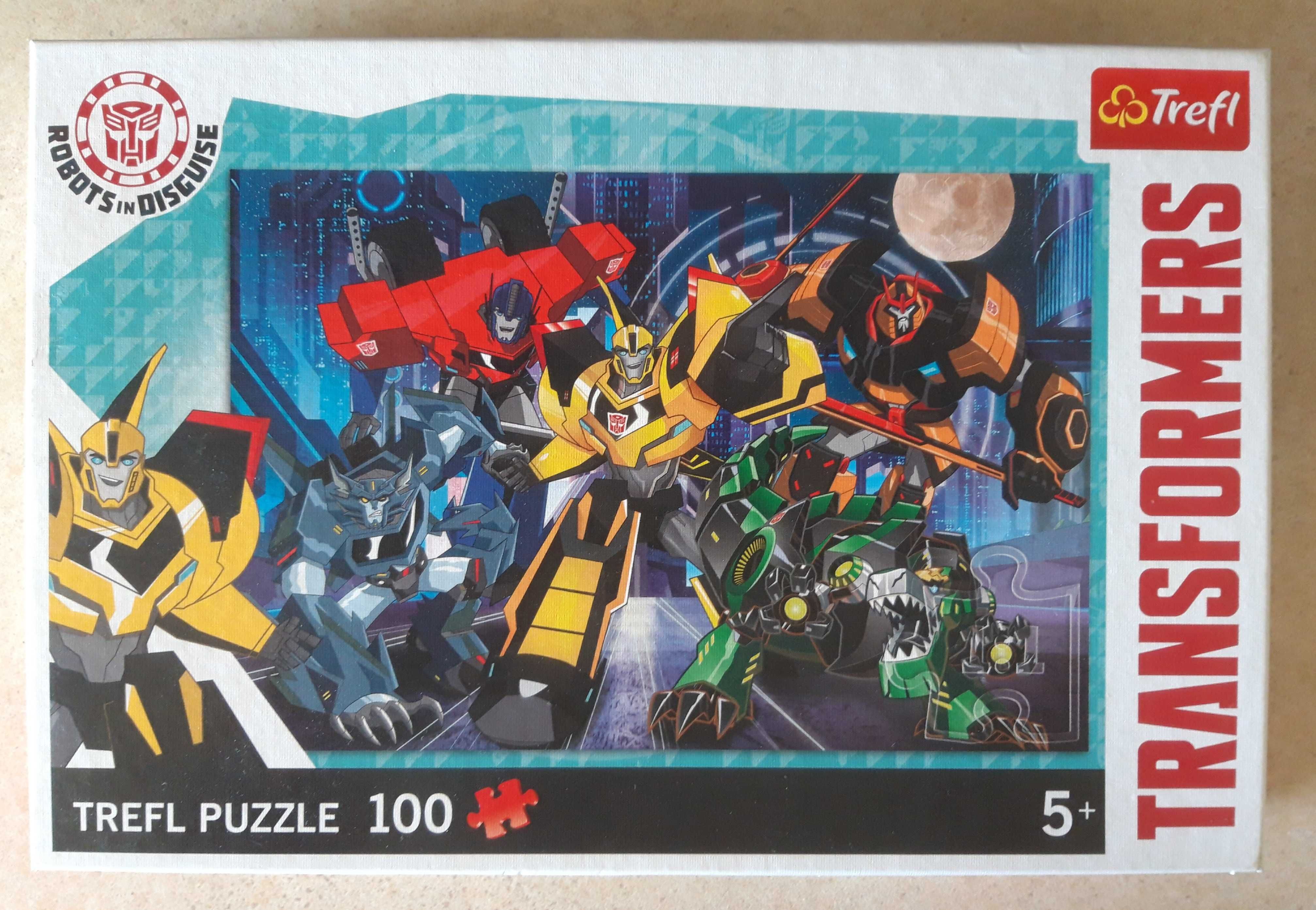 Trefl puzzle Transformers Drużyna Autobotów, 100 el
