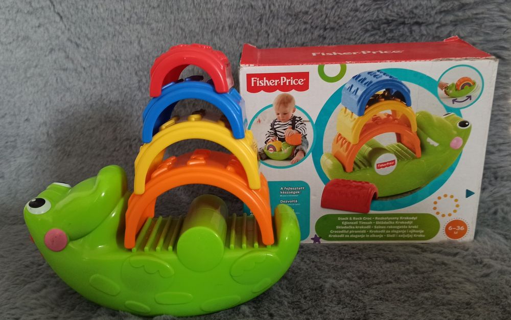 Rozkołysany krokodyl Fisher Price
