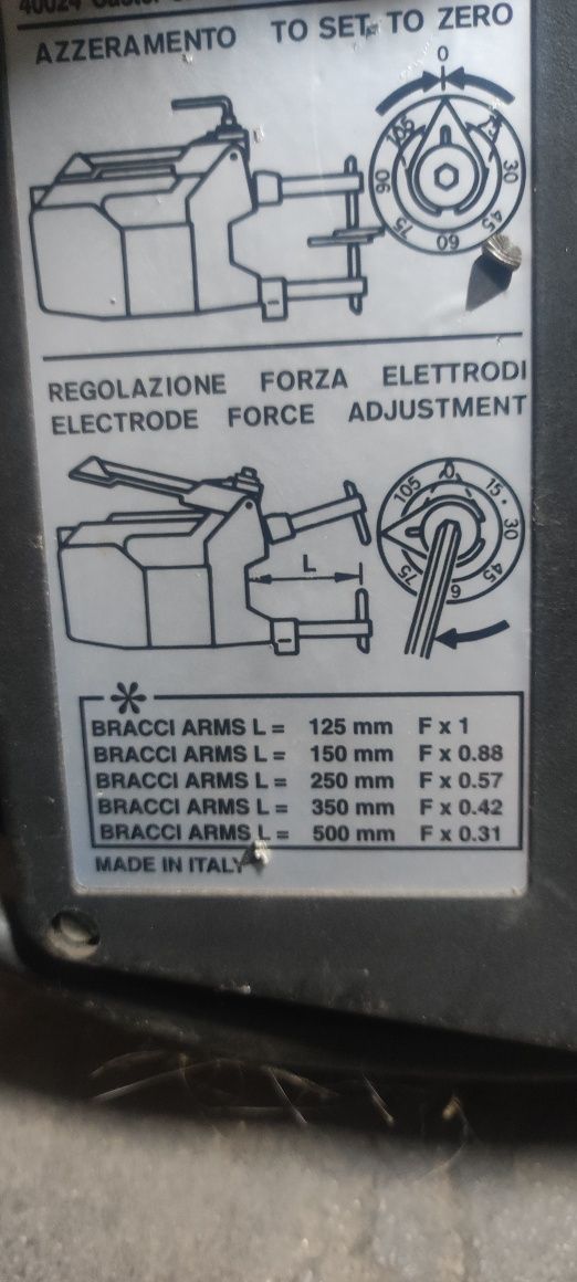 Zgrzewarka kleszczowa 400V TECNA 7900 + DLUGIE SZCZYPCE